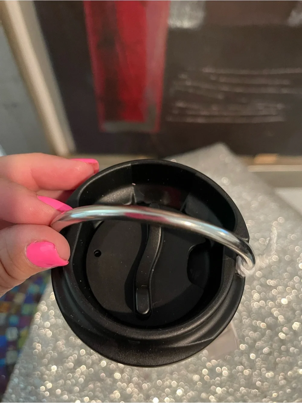Ralph Lauren White Travel Tumbler with Green Logo